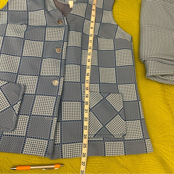 Women's vintage 2 piece 70’s vest and pants - Picture 6 of 10